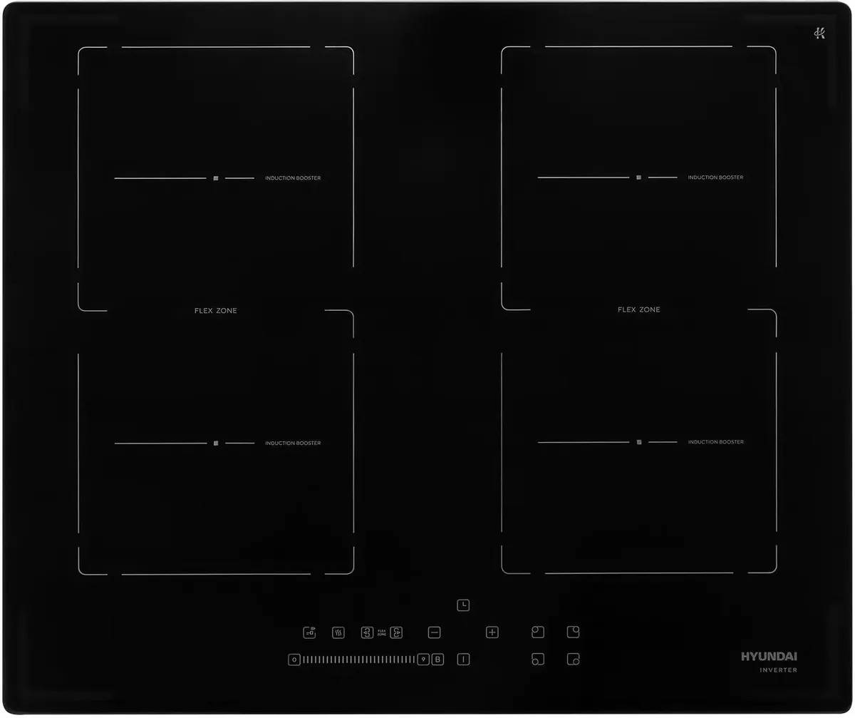 Изображение Варочная панель Hyundai HHI 6781 BG (черный)