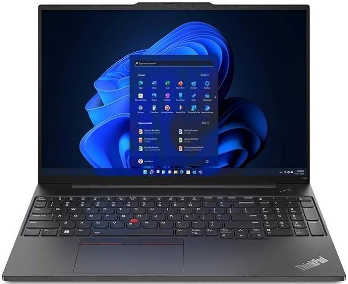 Изображение Ноутбук Lenovo ThinkPad E16 Gen 1 (AMD 7530U 2000 МГц/ SSD 512 ГБ  /RAM 16 ГБ/ 16" 1920x1200/VGA встроенная/ Без ОС) (21JTS0A200)