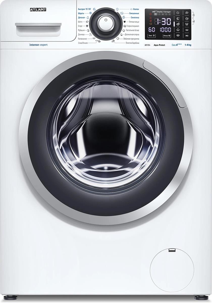 Изображение Стиральная машина Атлант СМА 60У1014-01, белый (фронтальная, 6 кг, 1000 об/мин )