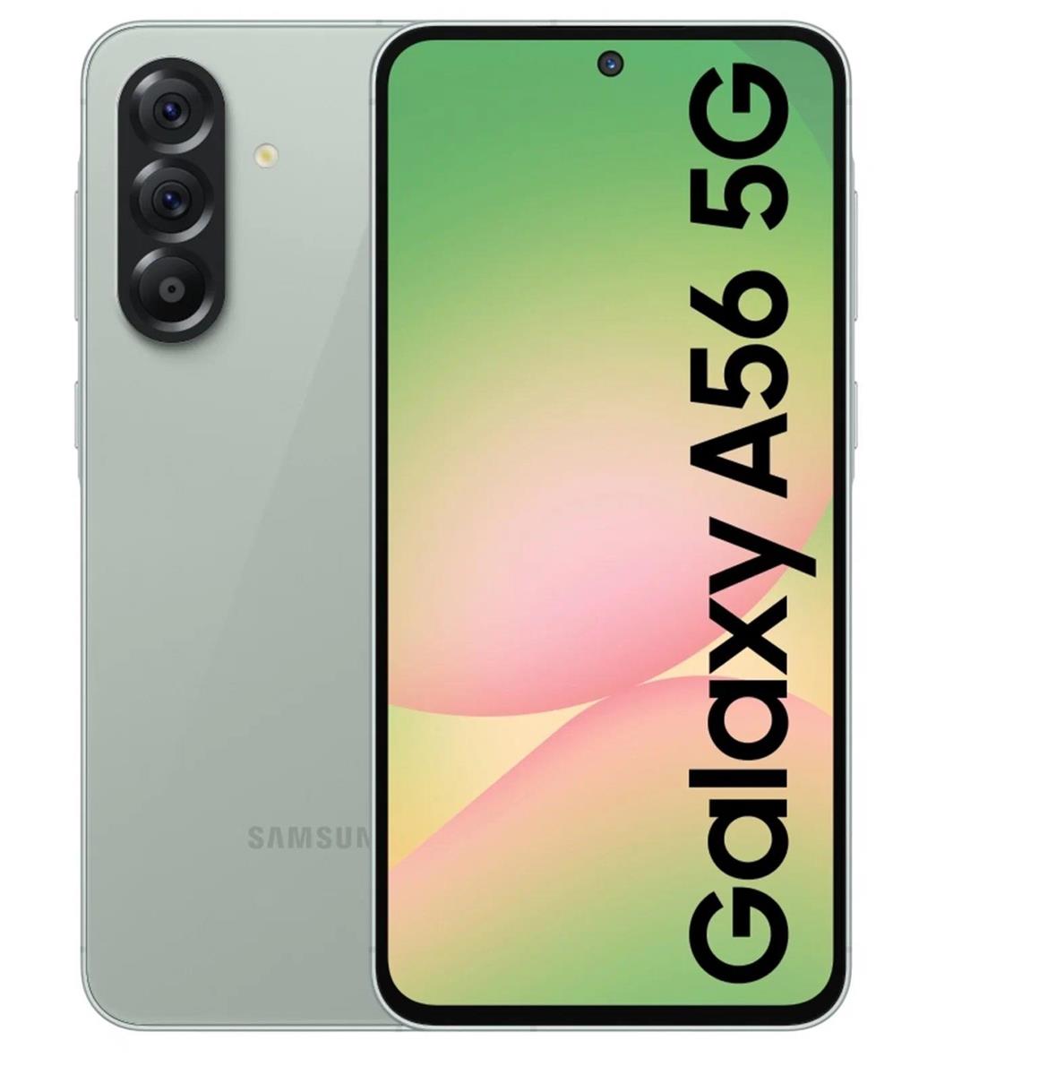 Изображение Смартфон Samsung Galaxy A56 (128 Гб/8 Гб) зеленый