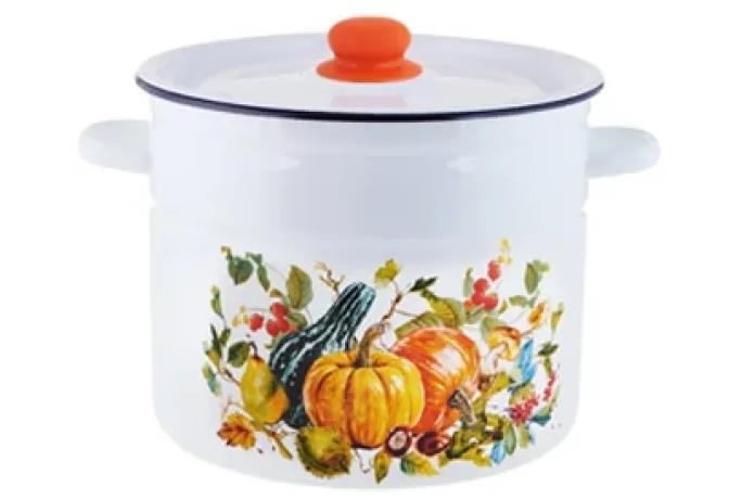 Изображение Кастрюля Appetite 1с200с Осень эмал цил (9 л )