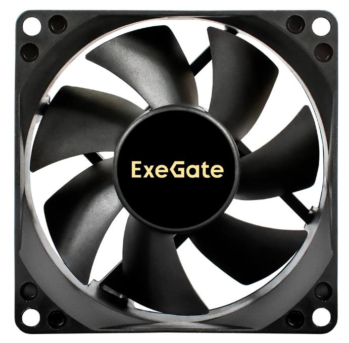Изображение Вентилятор ExeGate EX08025H3P (2000 об/мин , 80x80x25 мм,3-pin)