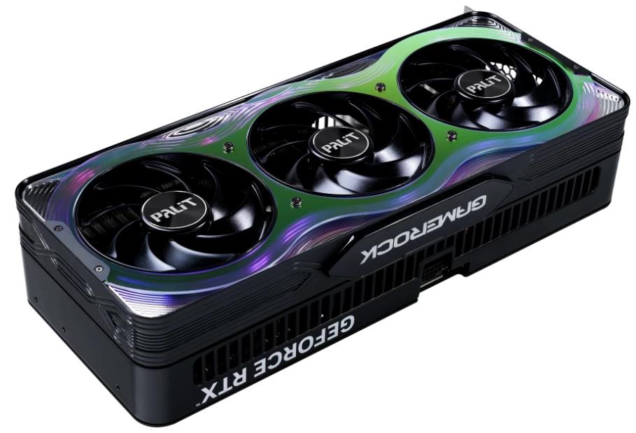 Изображение Видеокарта Palit Nvidia GeForce RTX 5070 Ti GameRock 16Gb 16 Гб (GeForce RTX 5070 Ti, GDDR7)/(NE7507T019T2-GB2030G)