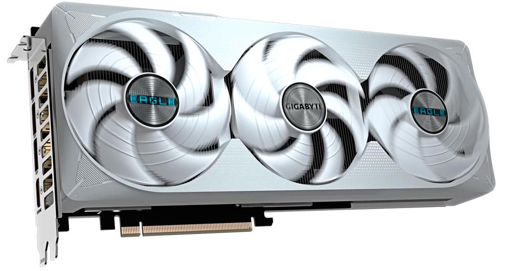 Изображение Видеокарта GIGABYTE Nvidia GeForce RTX 5070 Ti EAGLE OC ICE SFF 16Gb 16 Гб (GeForce RTX 5070 Ti, GDDR7)/(GV-N507TEAGLEOC ICE-16GD 1.0)