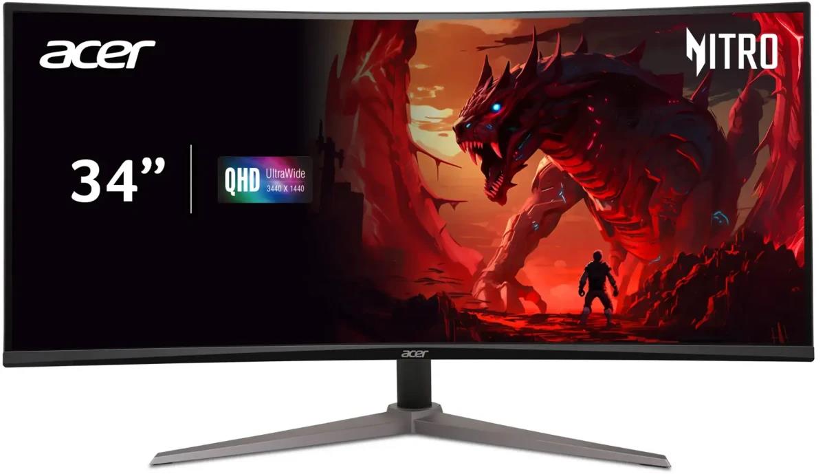 Изображение Монитор Acer ED340CUS3bmiipx (34 "/3440x1440/TFT *VA)