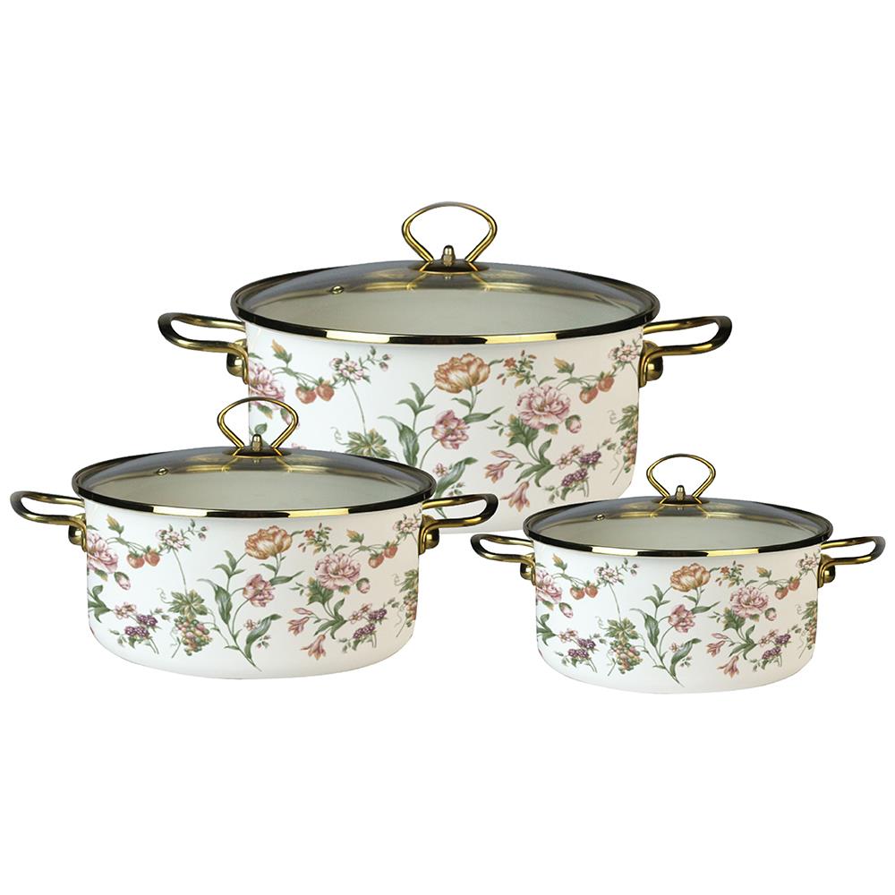Изображение Набор кастрюль Zeidan Bouquet Z-80632 ()