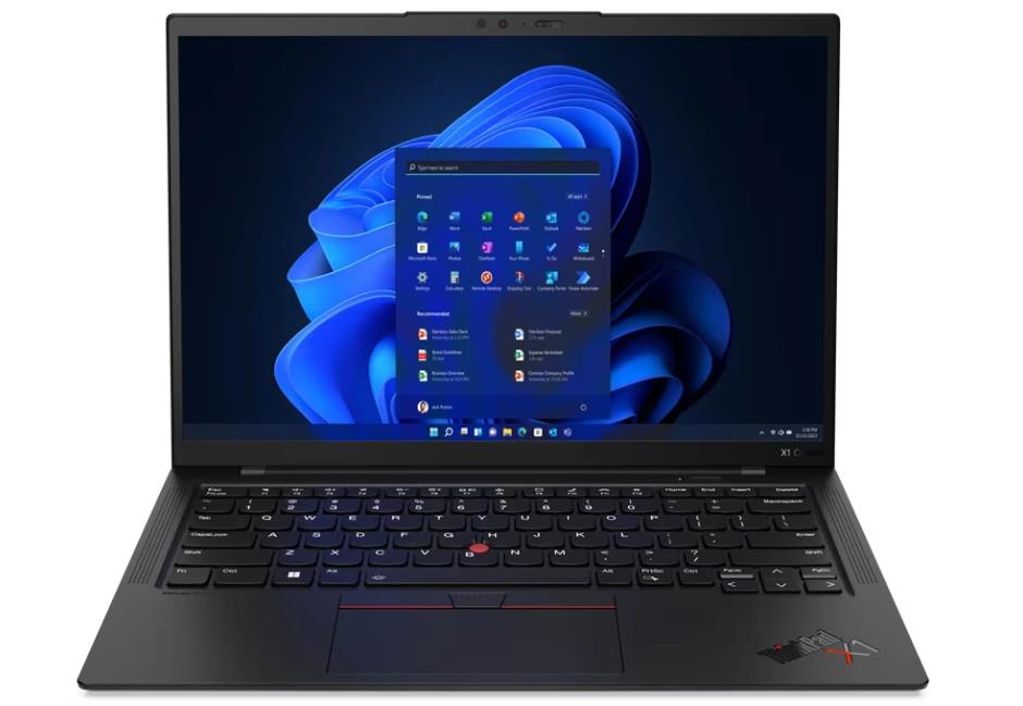 Изображение Ноутбук Lenovo ThinkPad X1 Carbon Gen 11 (Intel 1360P 2200 МГц/ SSD 1024 ГБ  /RAM 32 ГБ/ 14" 2880x1800/VGA встроенная/ Windows 11 Home) (21HMA0BVCD)