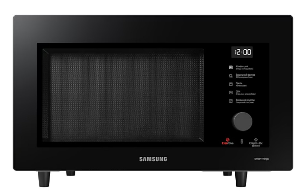 Изображение Микроволновая печь Samsung MC32DG7646KK/BW (900 Вт  32 л  Гриль Конвекция черный)