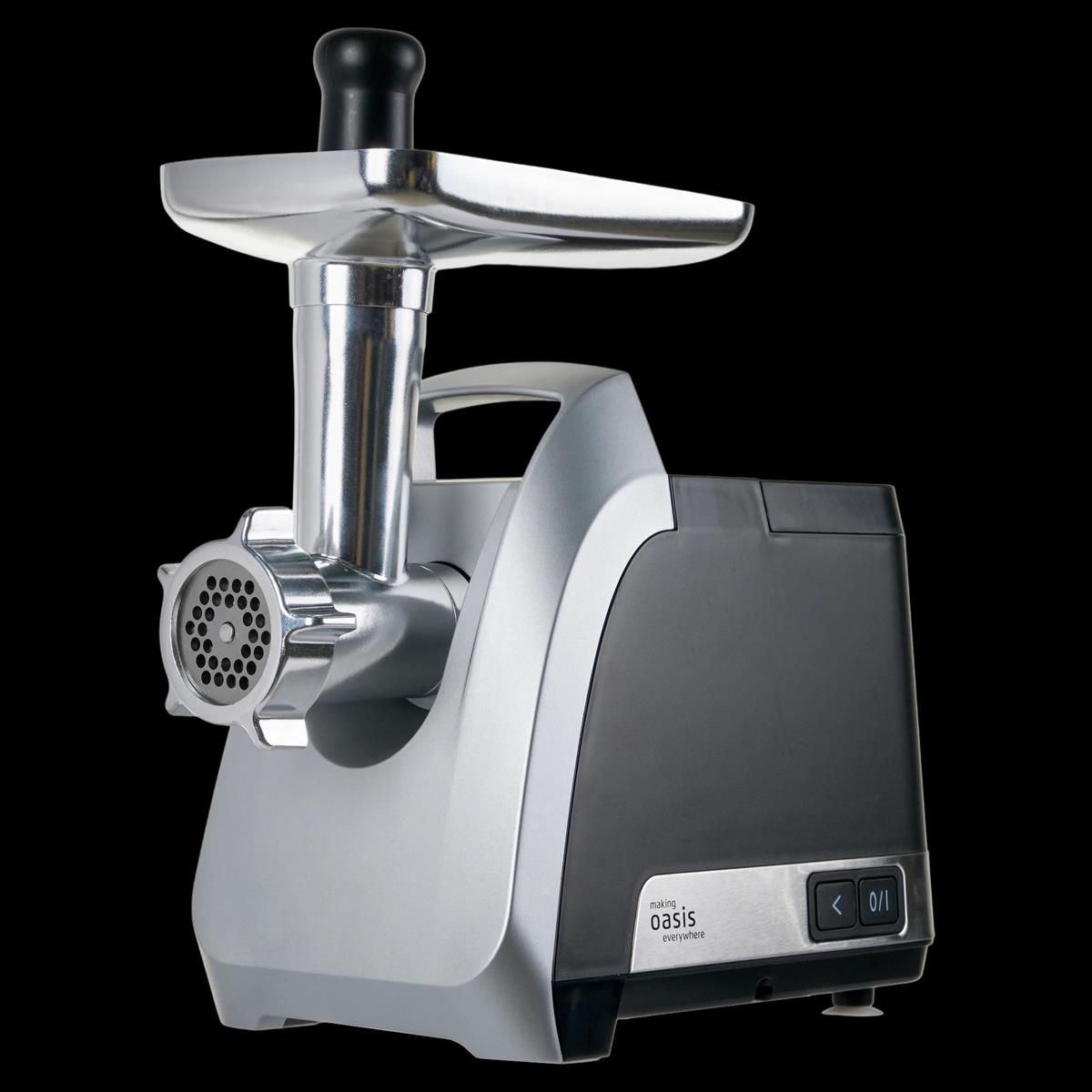 Изображение Мясорубка Oasis MG-TK3  (2000 Вт /2,5 кг/мин/серебристый)