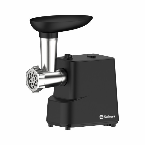 Изображение Мясорубка Sakura SA-6429BK (1500 Вт /0,9 кг/мин/черный)