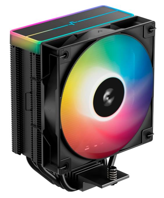 Изображение Кулер для процессора Deepcool AG400 BK ARGB V2 (AM4, LGA1150/1151/1155/S1156, LGA 1200, LGA 1700, AM5, LGA1851)1 шт