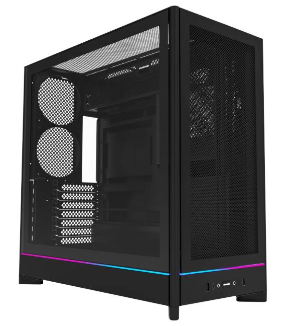 Изображение Корпус Montech HS01 BLACK (mATX, ATX, Mini-ITX, черный, без БП)/(HS01 BLACK)