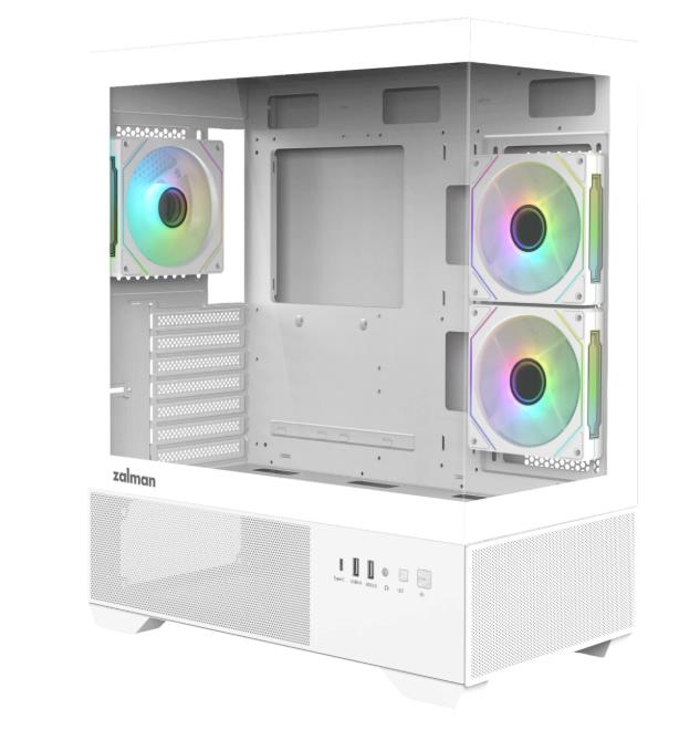 Изображение Корпус Zalman CHRONIX WHITE (mATX, ATX, Mini-ITX, белый, без БП)/(CHRONIX WHITE)