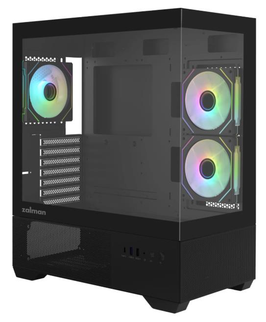 Изображение Корпус Zalman CHRONIX BLACK (mATX, ATX, Mini-ITX, черный, без БП)/(CHRONIX BLACK)