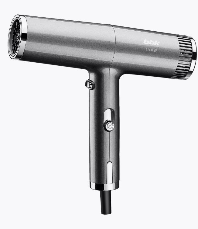 Изображение Фен BBK BHD1201 (1200 Вт /серый)