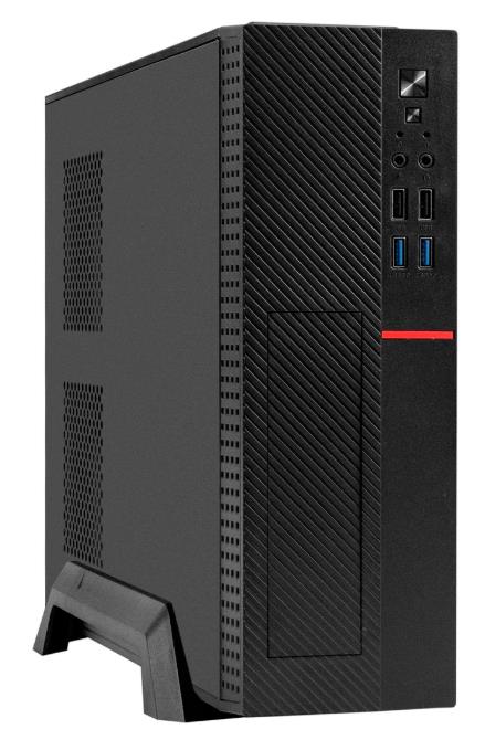 Изображение Корпус ExeGate MI-307U2-M450 450W Black (mATX, Mini-ITX, черный, 450 Вт)/(EX298778RUS)
