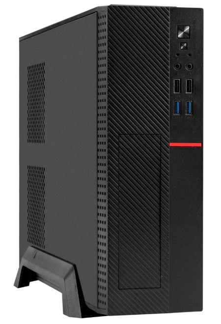 Изображение Корпус ExeGate MI-307U2-M350 350W Black (mATX, Mini-ITX, черный, 350 Вт)/(EX298776RUS)