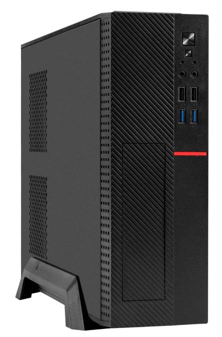 Изображение Корпус ExeGate MI-307U2-M400 400W Black (mATX, Mini-ITX, черный, 400 Вт)/(EX298777RUS)