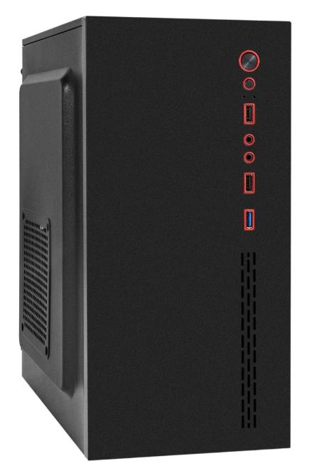 Изображение Корпус ExeGate BAA-403U Black (mATX, Mini-ITX, черный, без БП)/(EX298163RUS)