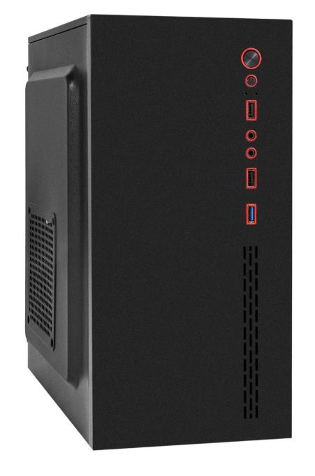 Изображение Корпус ExeGate BAA-403U 450W Black (mATX, Mini-ITX, черный, 450 Вт)/(EX298166RUS)
