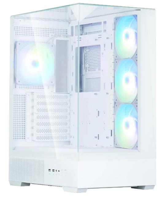 Изображение Корпус Zalman P40 Prism Plus White (mATX, ATX, Mini-ITX, белый, без БП)/(P40 Prism Plus White)