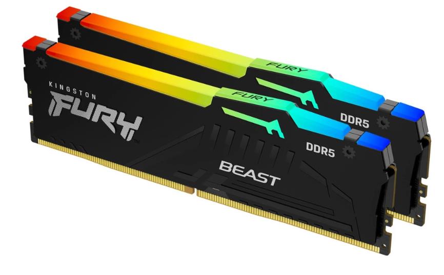 Изображение Оперативная память 2x16 GB DDR5 Kingston Fury Beast (51200 Мб/с, 6400 МГц, CL32)