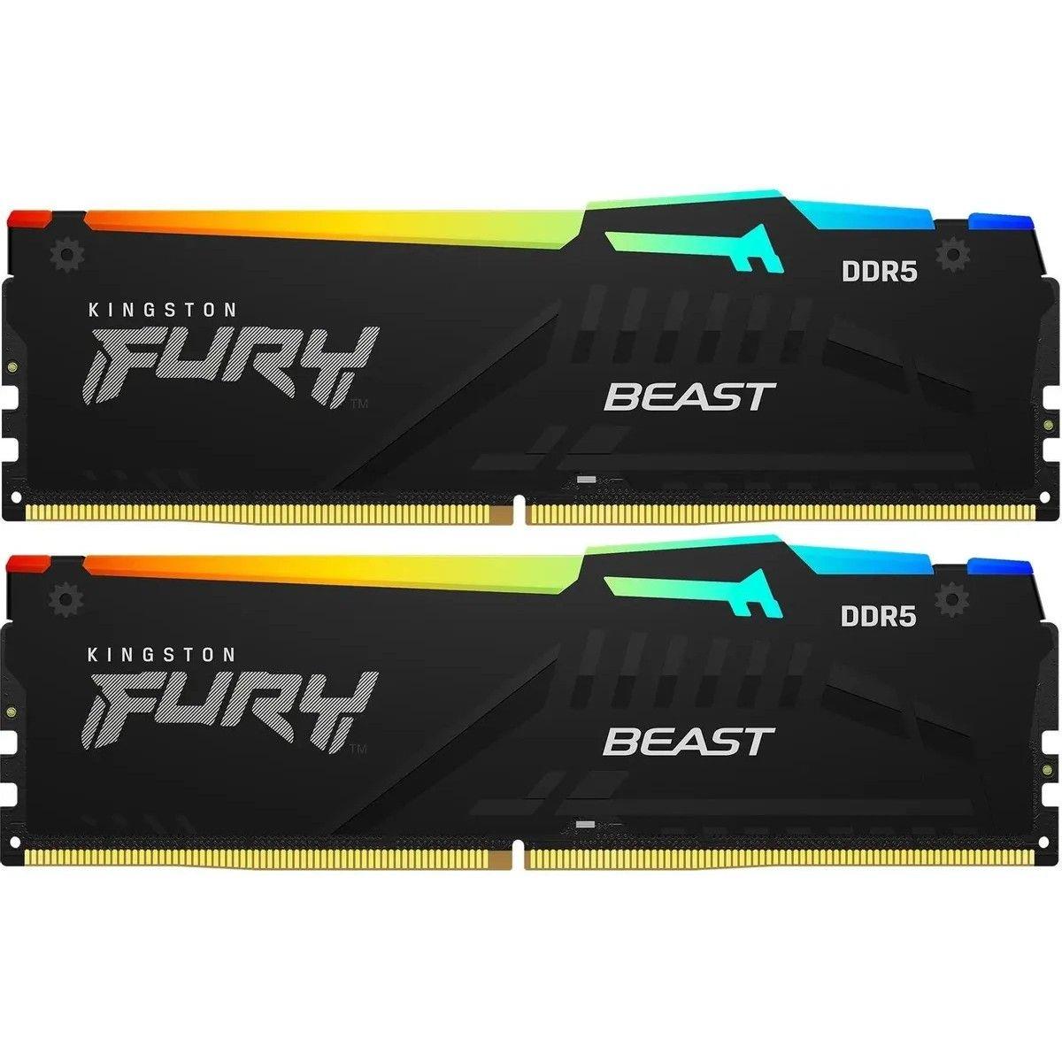 Изображение Оперативная память 2x32 GB DDR5 Kingston KF560C36BBE2AK2-64 (48000 Мб/с, 6000 МГц, CL36)