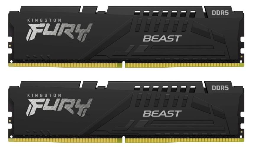 Изображение Оперативная память 2x16 GB DDR5 Kingston Fury Beast (48000 Мб/с, 6000 МГц, CL30)