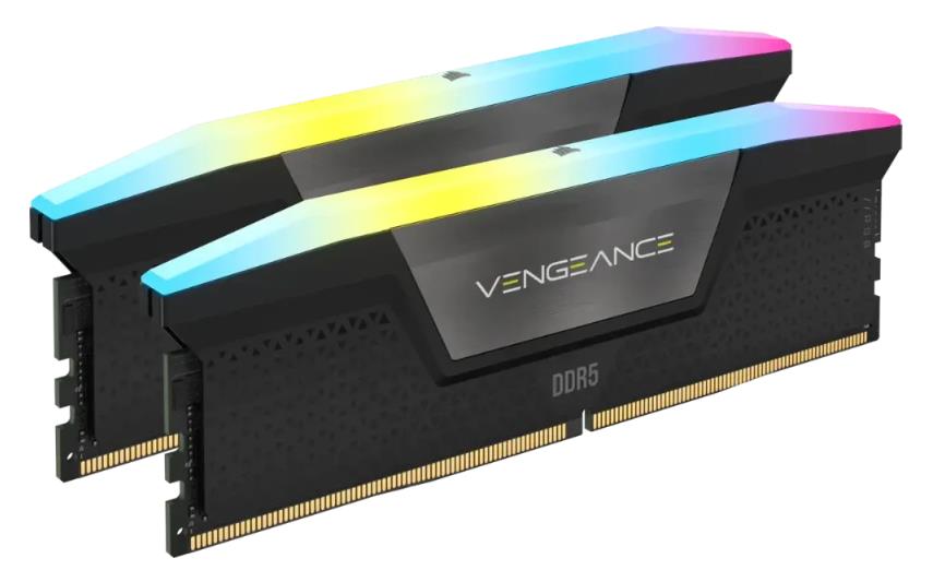Изображение Оперативная память 2x32 GB DDR5 Corsair Vengeance RGB (48000 Мб/с, 6000 МГц, CL38)