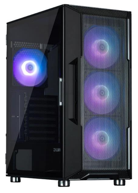 Изображение Корпус Zalman i3 NEO ARGB Black (mATX, ATX, Mini-ITX, черный, без БП)/(i3 NEO ARGB Black)