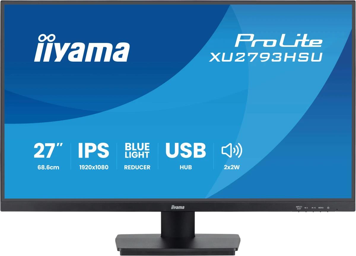 Изображение Монитор Iiyama ProLite XU2793HSU-B7 (27 "/1920x1080/TFT IPS)