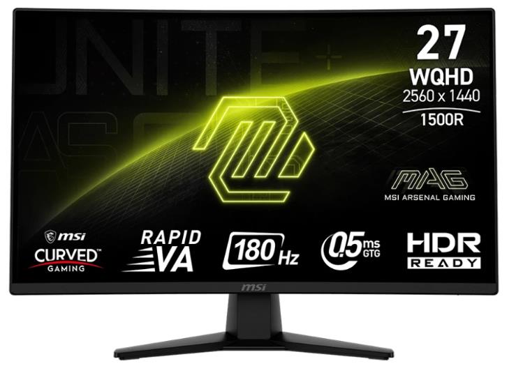 Изображение Монитор MSI MAG 274CQF (27 "/2560x1440/TFT *VA)