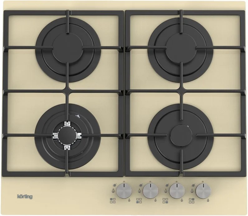 Изображение Варочная панель Korting HGG 6722 CTB (бежевый)