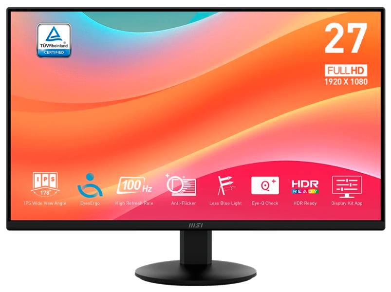 Изображение Монитор MSI Pro MP272L (27 "/1920x1080/TFT IPS)