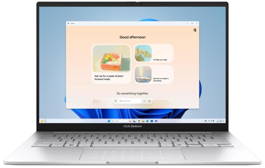 Изображение Ноутбук Asus Zenbook UX3405CA-QL573 (Intel 225H 1700 МГц/ SSD 1024 ГБ  /RAM 16 ГБ/ 14" 1920x1200/VGA встроенная/ Windows 11 Pro) (90NB14W4-M00UF0_Win11P)