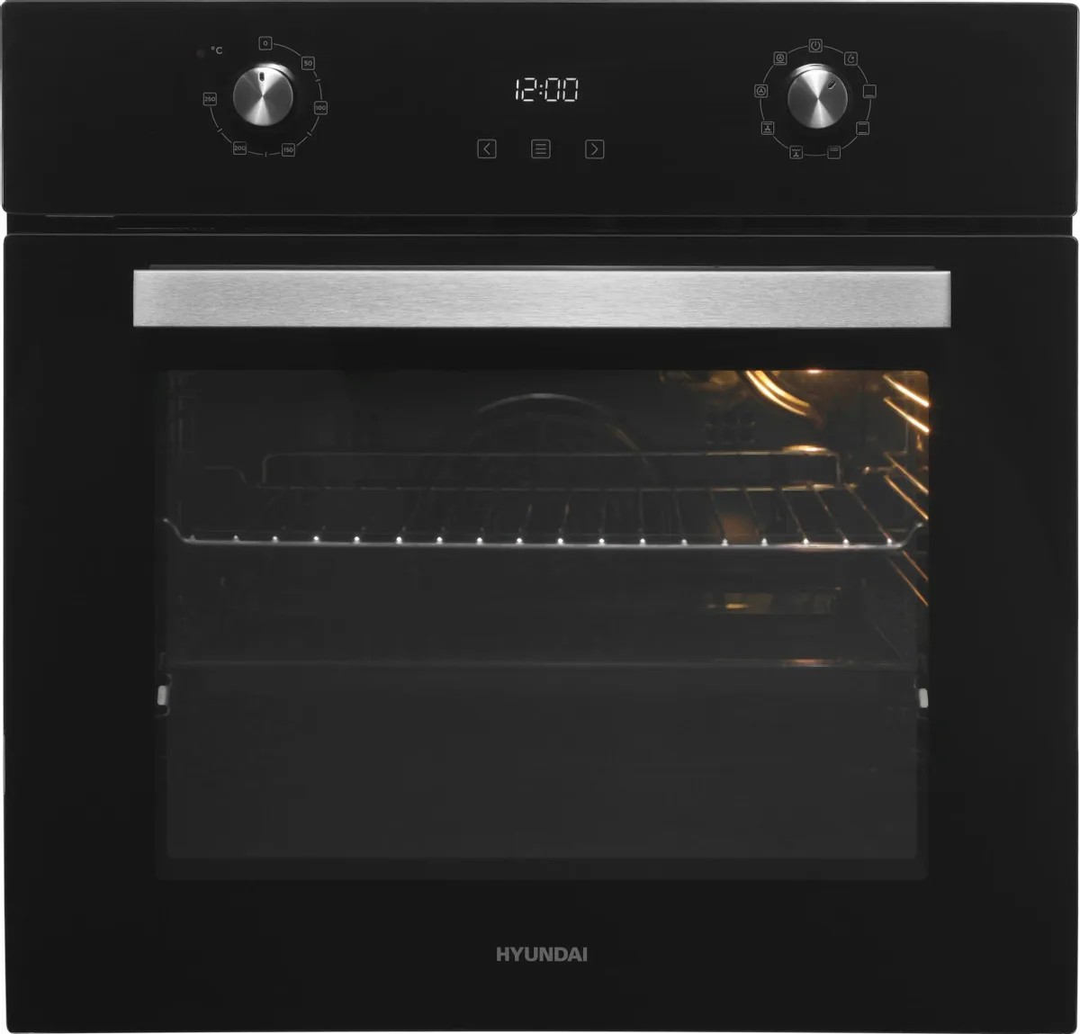 Изображение Духовой шкаф Hyundai HEO 66411 BG (70 л , чёрный)