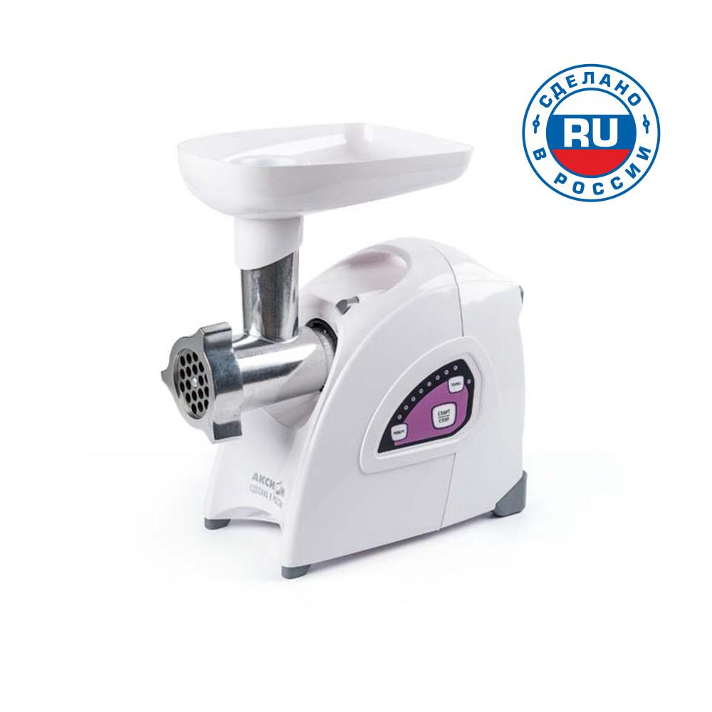 Изображение Мясорубка Аксион М642.01 (2000 Вт /3 кг/мин/белый)