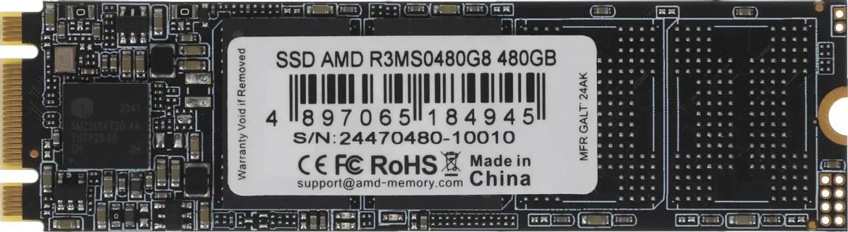 Изображение SSD диск AMD R3MS0480G8 480 Гб 2280 (R3MS0480G8)
