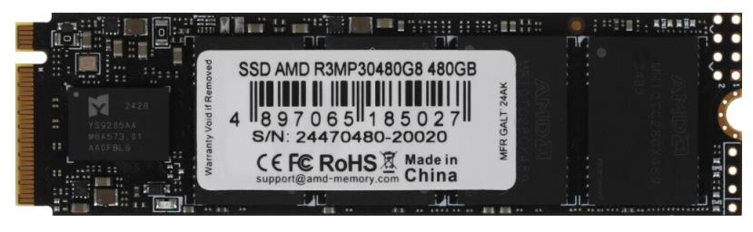 Изображение SSD диск AMD R3MP30480G8 480 Гб 2280 (R3MP30480G8)