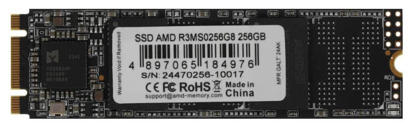 Изображение SSD диск AMD R3MS0256G8 256 Гб 2280 (R3MS0256G8)