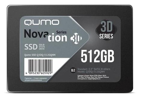 Изображение SSD диск Qumo Novation 512 Гб 2.5" (Q3DQ-512GQNN)