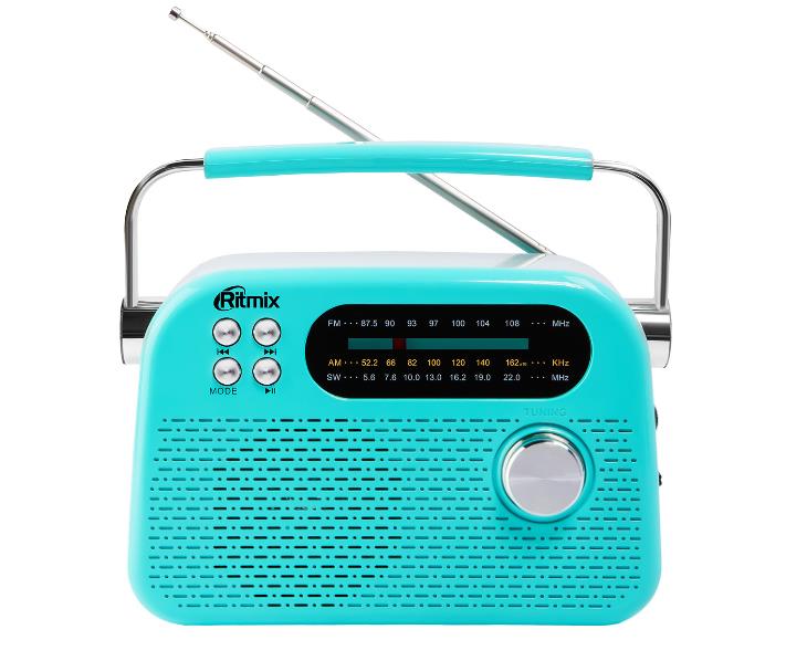 Изображение Радиоприемник Ritmix RPR-045 AZURE лазурный