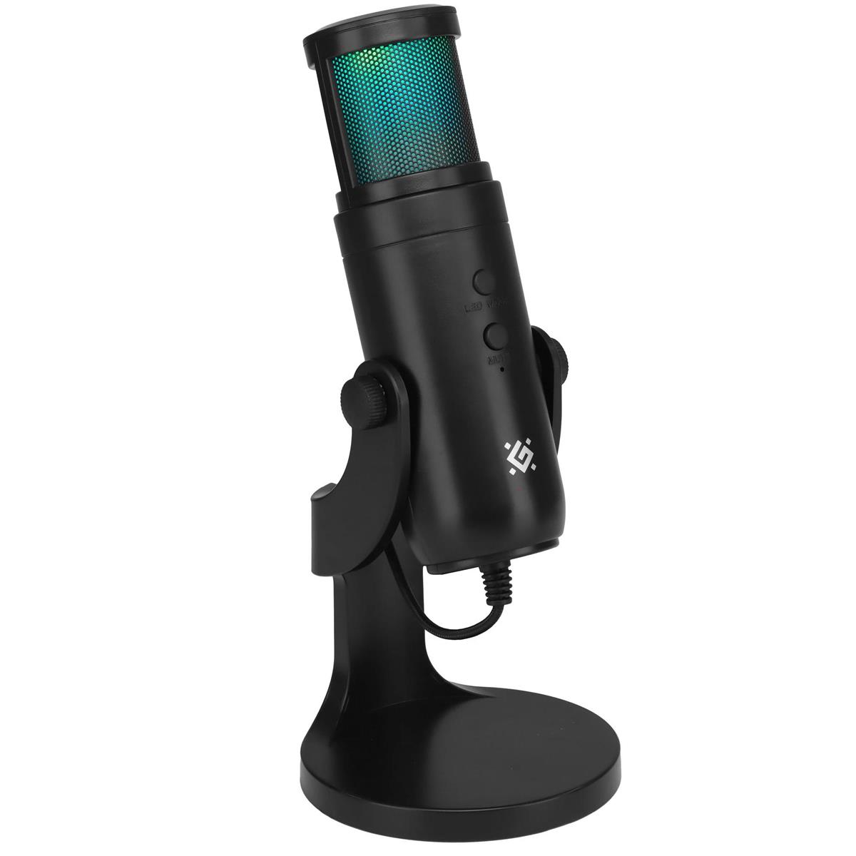 Изображение Микрофон Defender (64625) Galactar GMC 250 USB, LED, провод 1.5 м