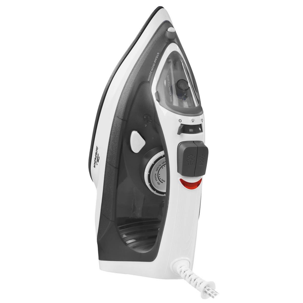 Изображение Утюг Добрыня DO-3121  (2200 Вт/черный, белый)