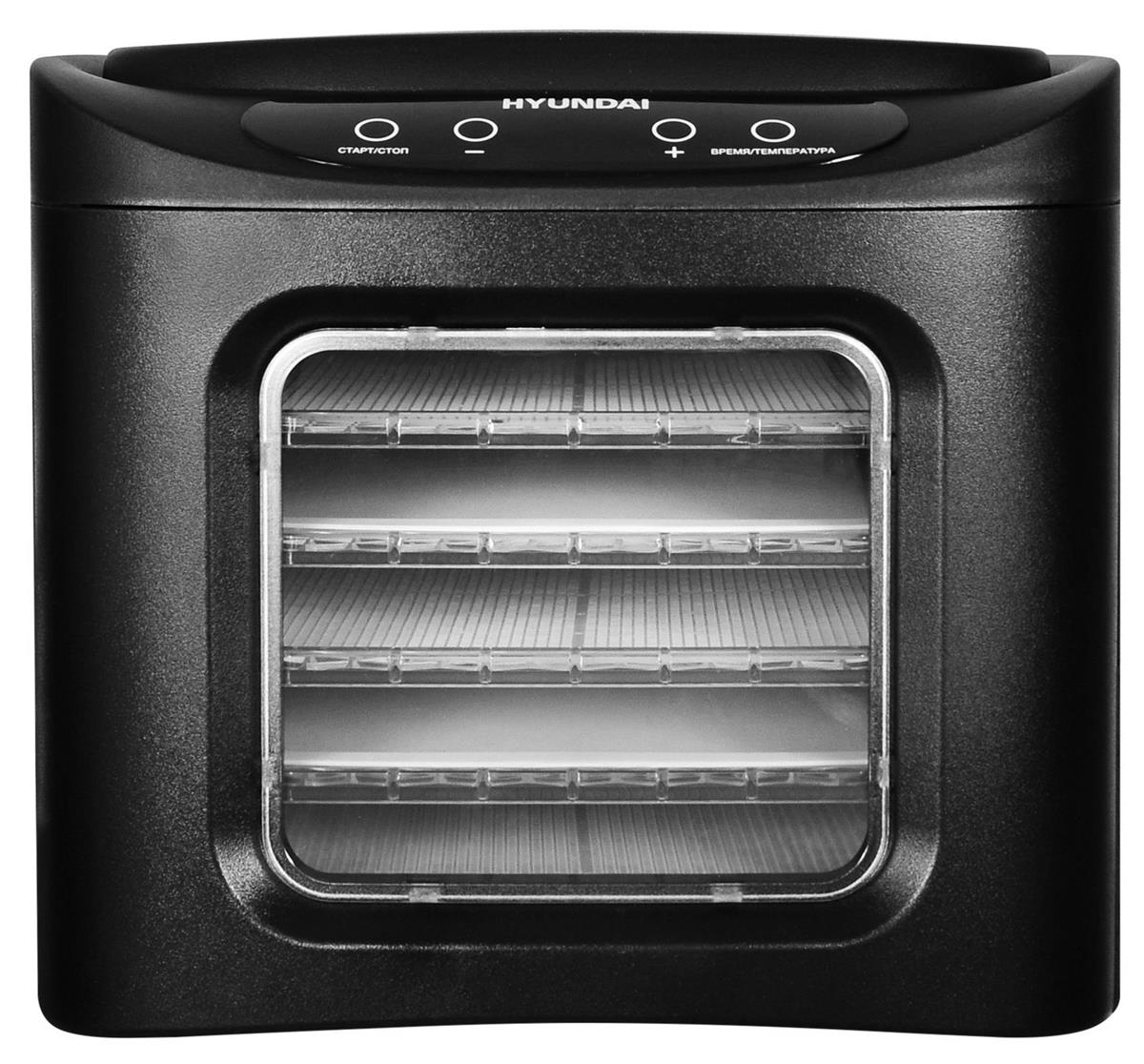 Изображение Сушилка для овощей Hyundai HYFD-P1203 (поддонов 12 шт, 500 Вт , черный)