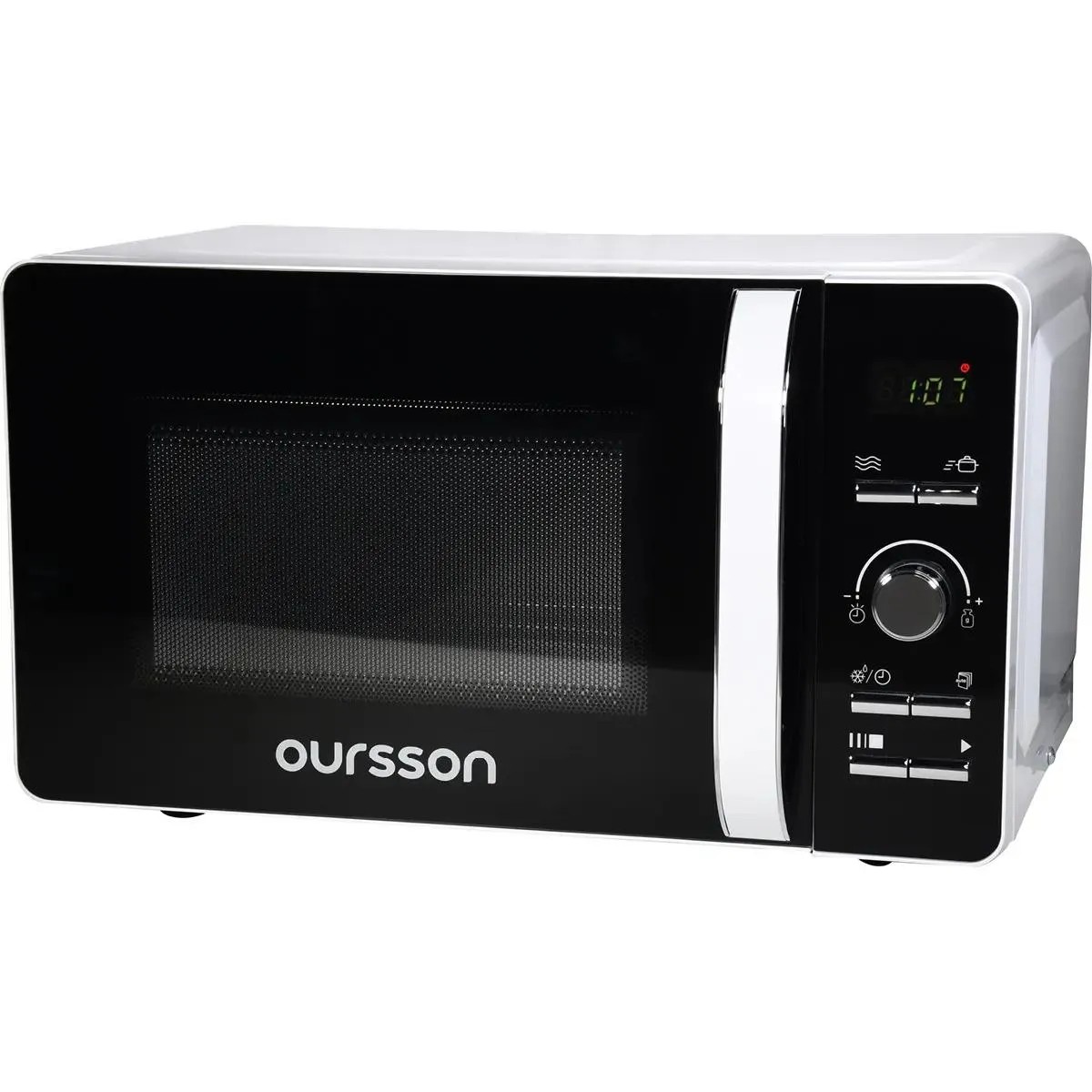 Изображение Микроволновая печь Oursson MD2033/WH (700 Вт  20 л    черный, белый)
