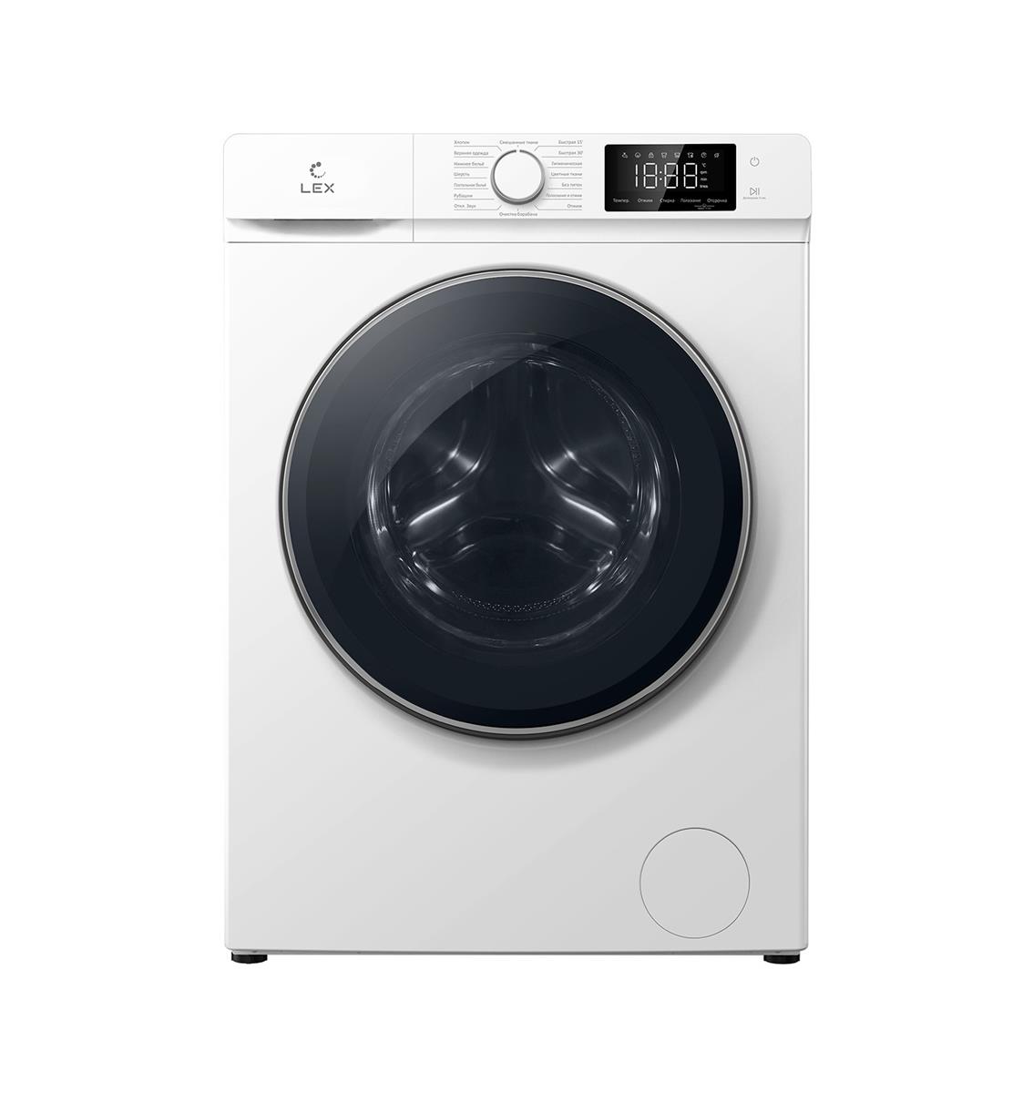 Изображение Стиральная машина LEX LWM12012WID, белый (фронтальная, 12 кг, 1200 об/мин )