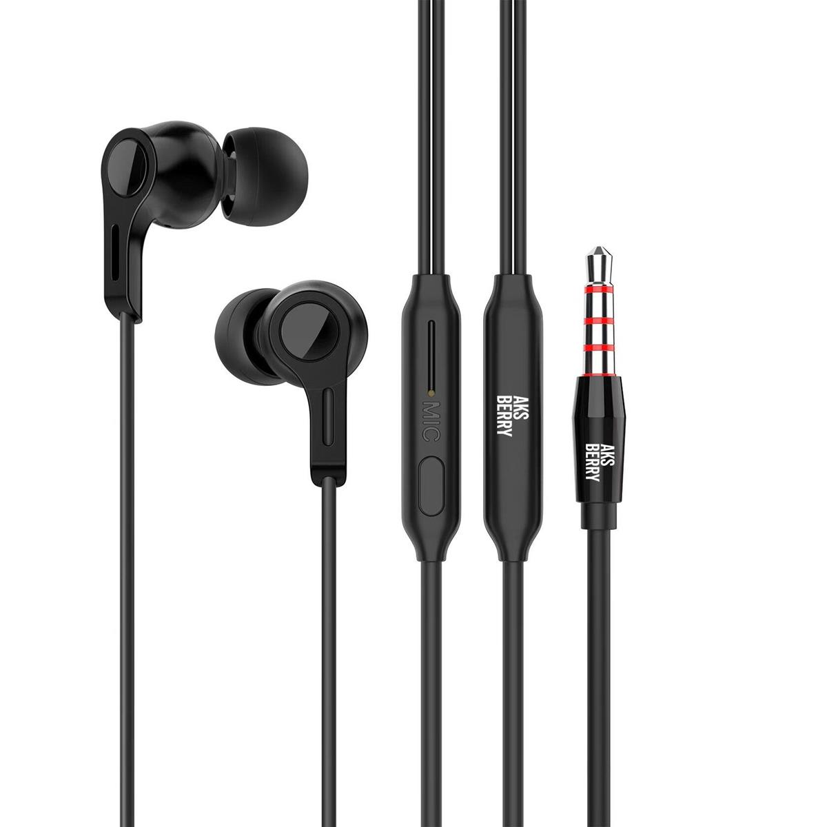 Изображение Наушники Aksberry (6900294040017) Y2 с микрофоном черный