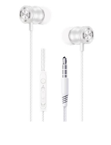 Изображение Наушники Aksberry (6920680860715) АM9 с микрофоном белый