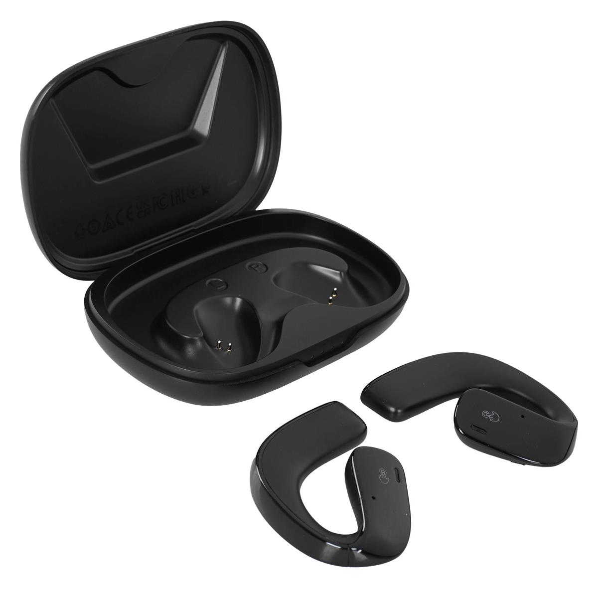 Изображение Bluetooth-гарнитура/наушники Hoco (6931474798596) EQ4 Graceful Black TWS (черный)